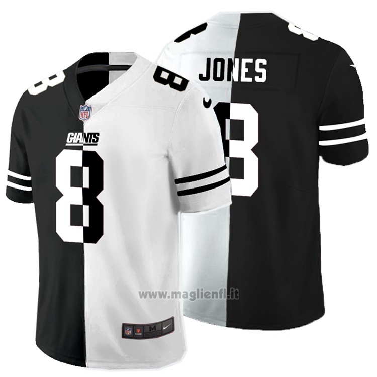 Maglia NFL Limited New York Giants Jones Black White Split